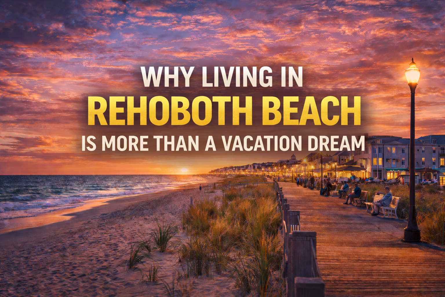 Why Living in Rehoboth Beach Is More Than a Vacation Dream header image.