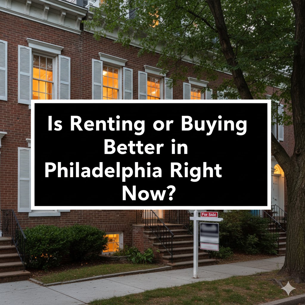 🏙️ Is Renting or Buying Better in Philadelphia Right Now? header image.