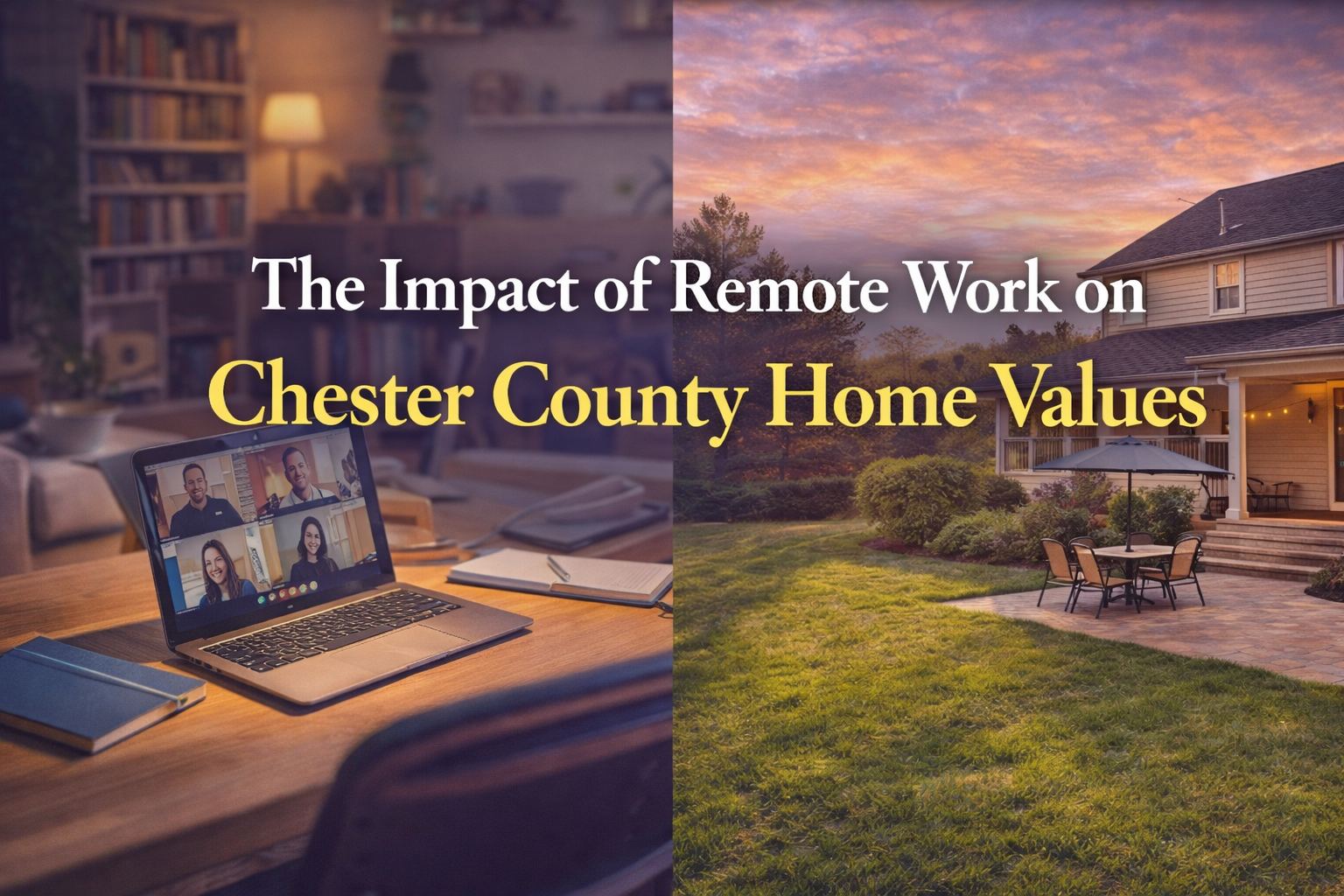 The Impact of Remote Work on Chester County Home Values header image.