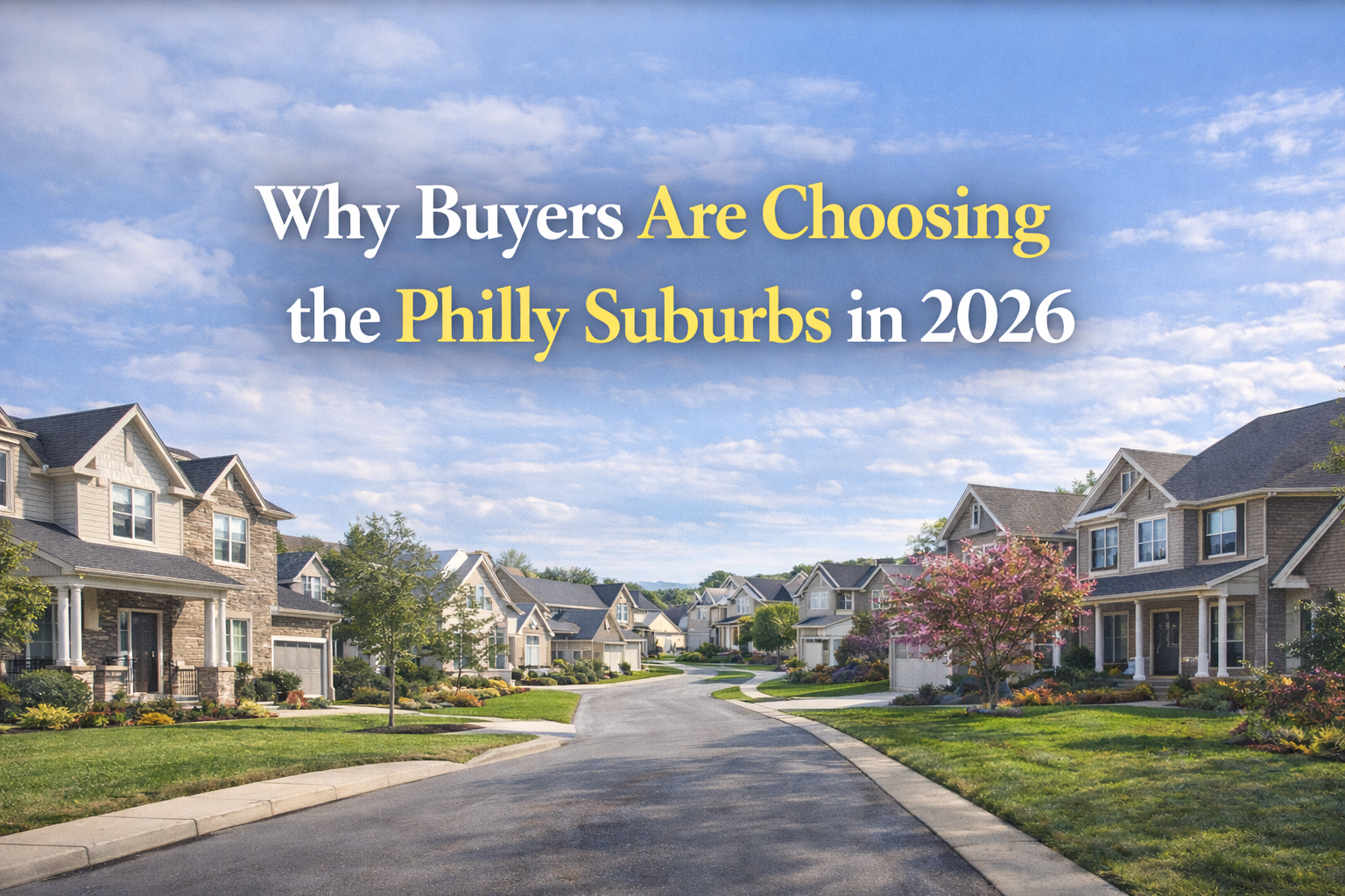 Why Buyers Are Choosing the Philly Suburbs in 2026 header image.