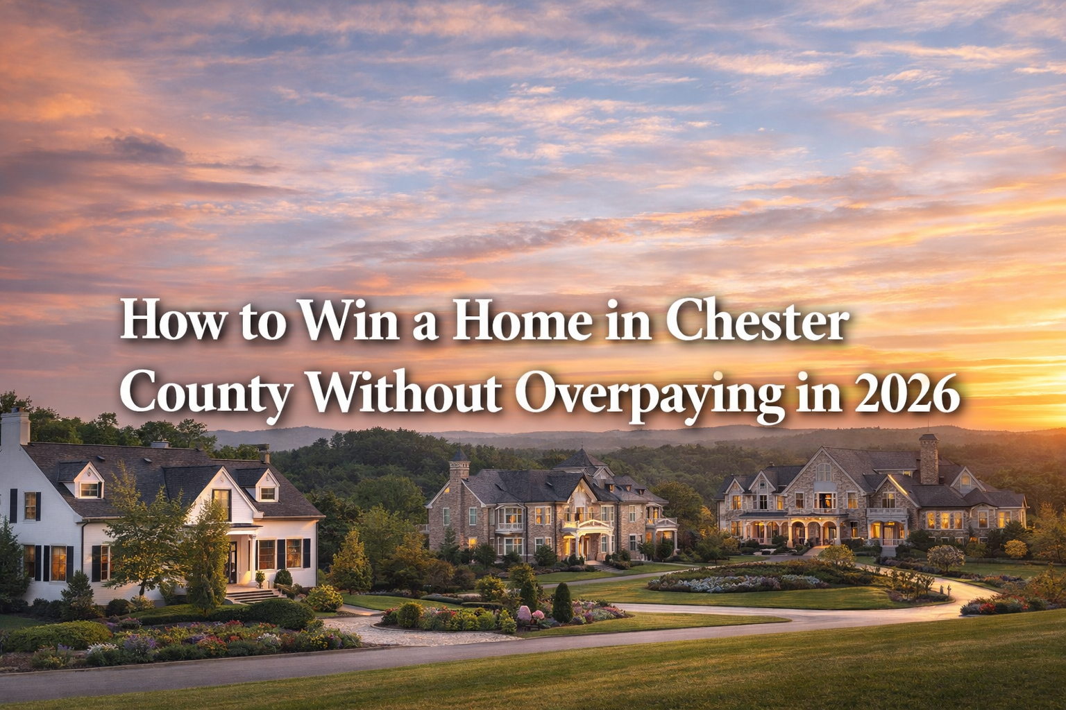 How to Win a Home in Chester County Without Overpaying in 2026 header image.