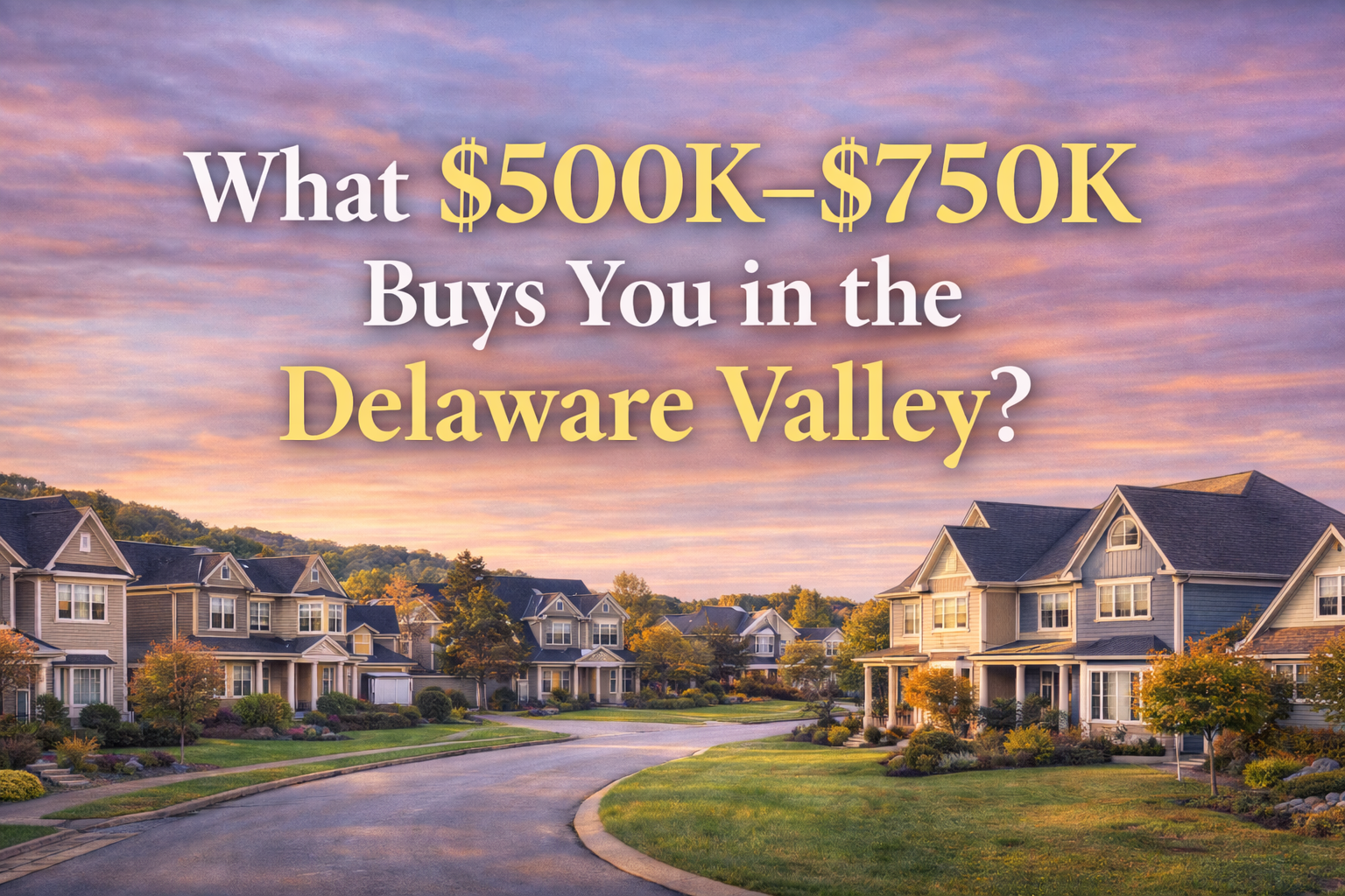 What $500K–$750K Buys You in the Delaware Valley?? header image.