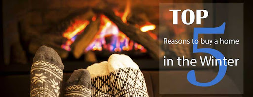 ❄️ 5 Reasons to Buy a Home in the Winter!! header image.