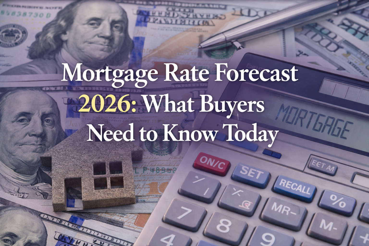 Mortgage Rate Forecast 2026: What Buyers Need to Know Today header image.