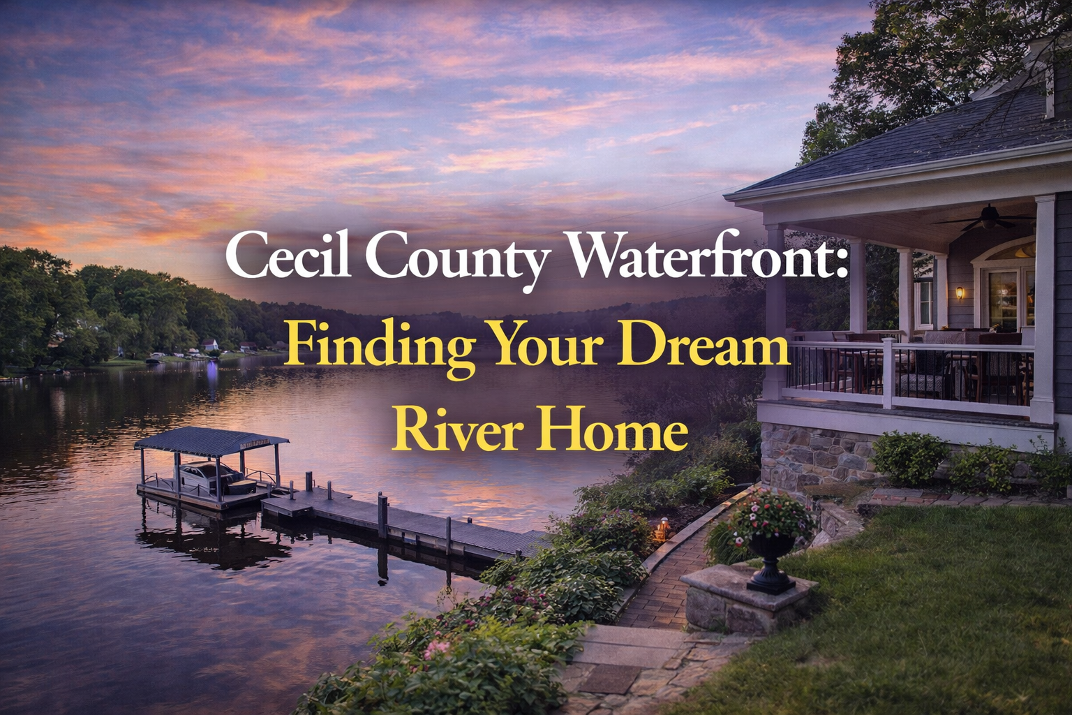 Cecil County Waterfront: Finding Your Dream River Home header image.
