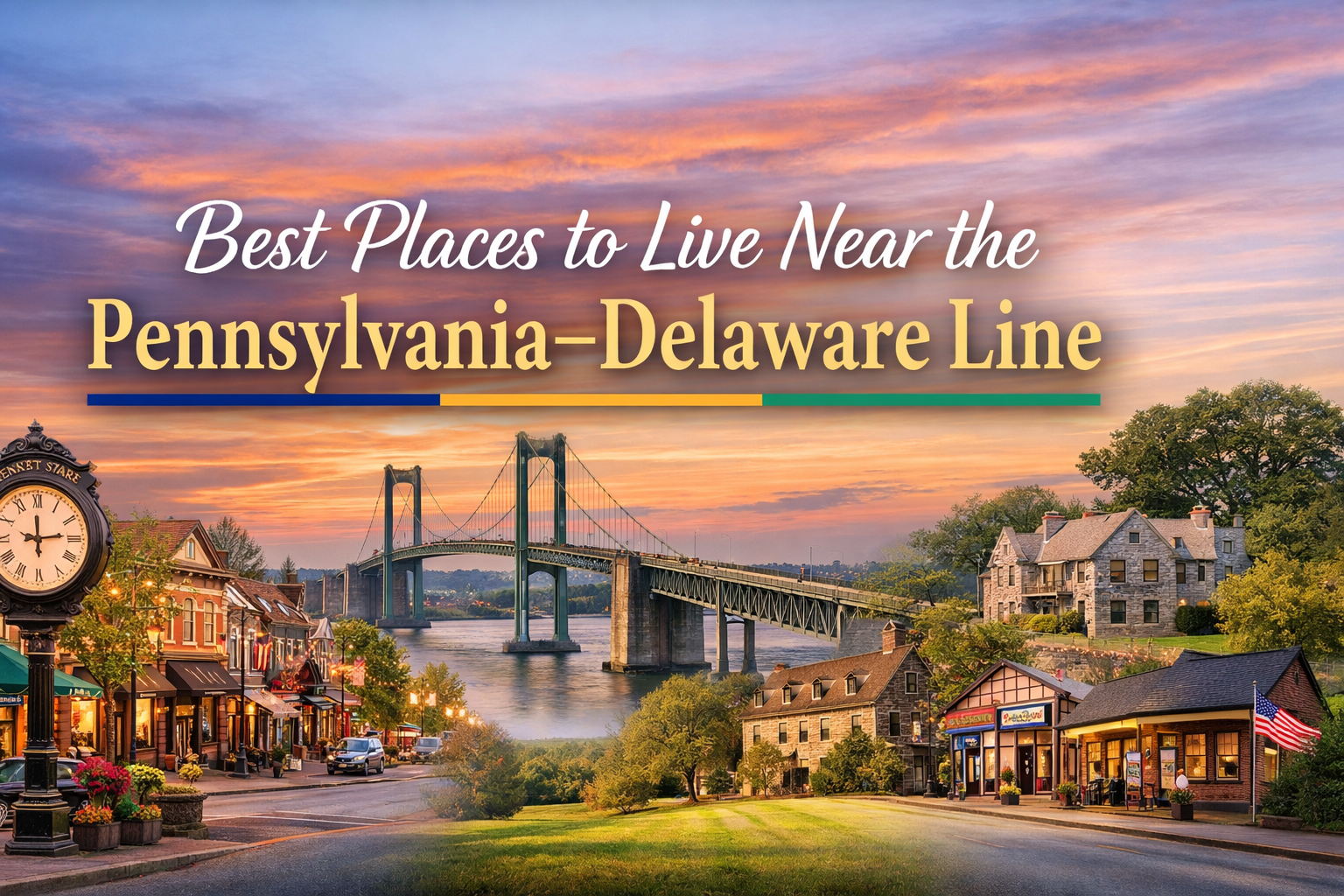 Best Places to Live Near the Pennsylvania–Delaware Line header image.