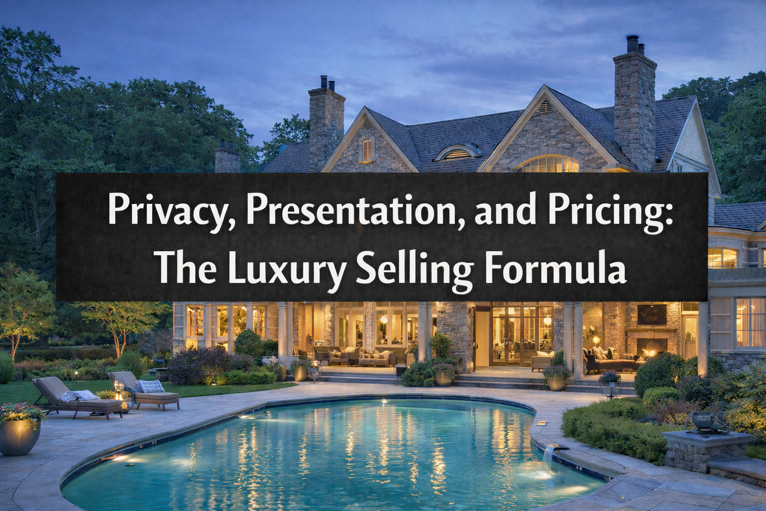 Privacy, Presentation, and Pricing: The Luxury Selling Formula header image.