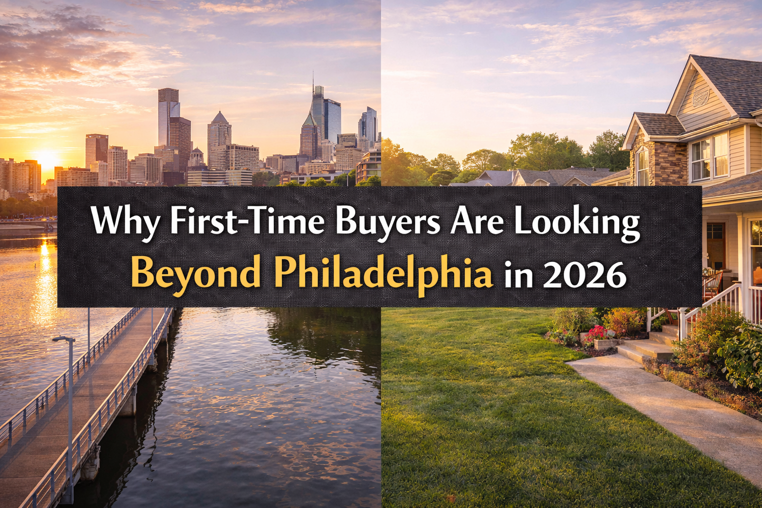 Why First-Time Buyers Are Looking Beyond Philadelphia in 2026 header image.