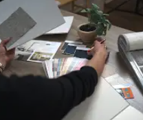 Our listing manager preparing a home for market