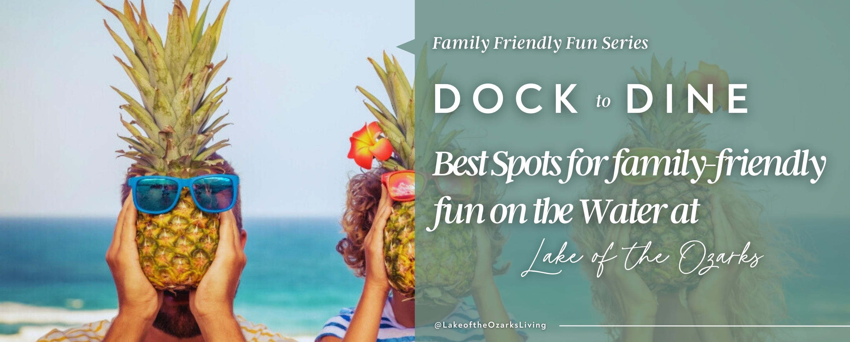 Dock to Dine: Kid Friendly Restaurants On The Water at Lake of the Ozarks header image.
