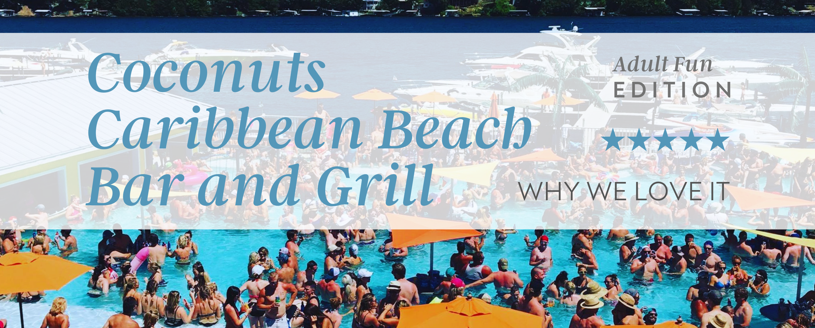 Dock to Dine: Coconut's Caribbean Beach Bar & Grill header image.