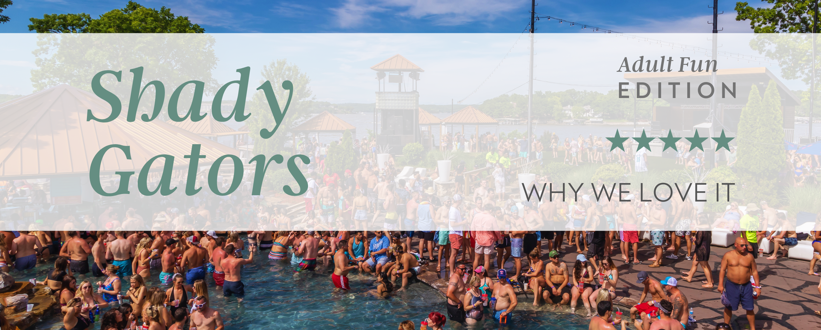 Dock to Dine: Shady Gators header image.