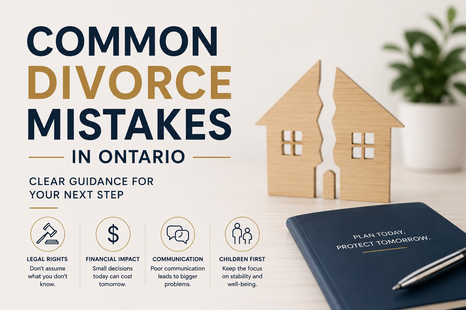 Common Divorce Mistakes in Ontario | Clear Guidance for Your Next Step header image.