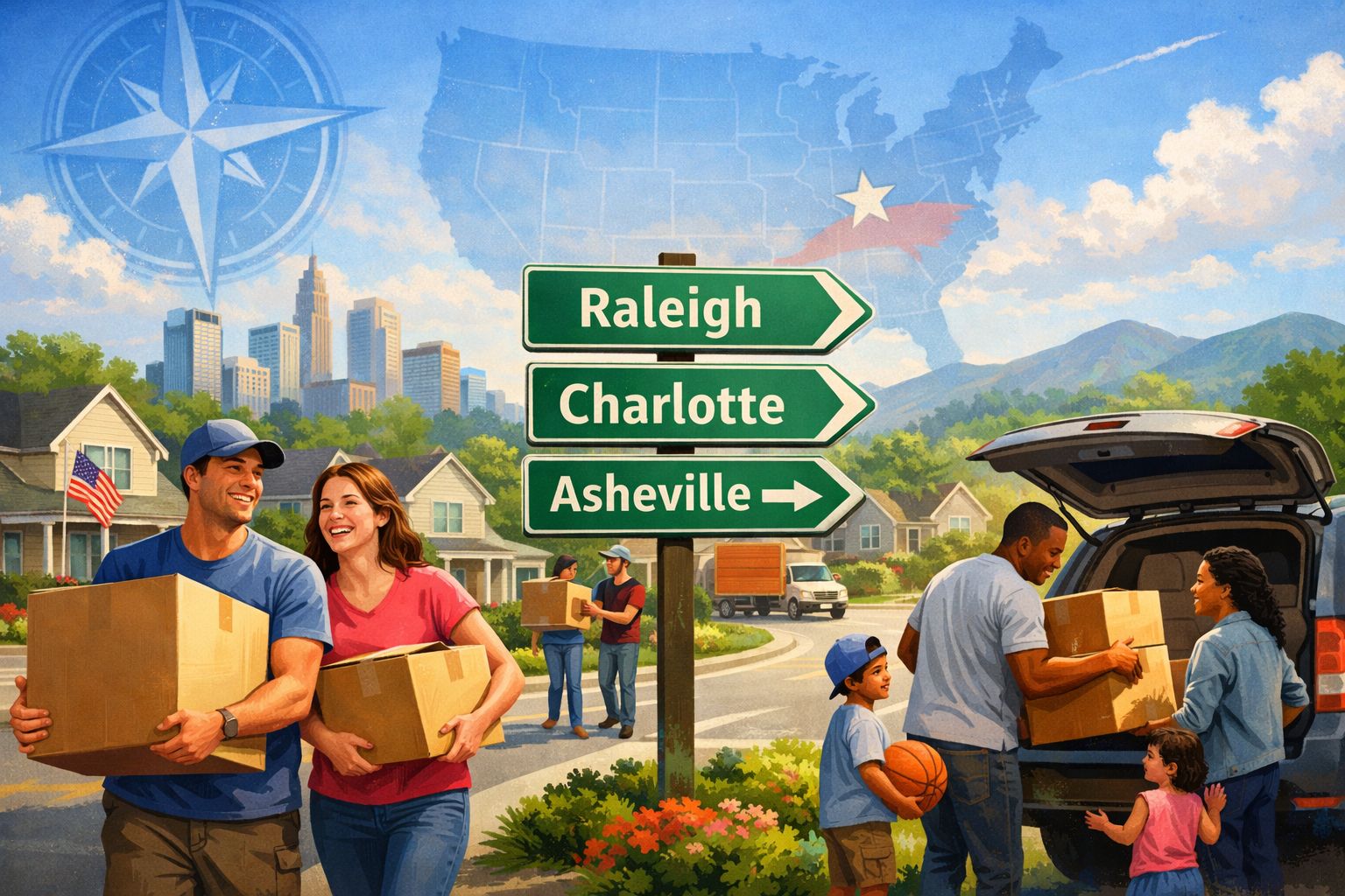 North Carolina Just Became America's #1 Migration Destination. header image.