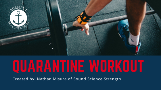 Quarantine Workout Plan header image.