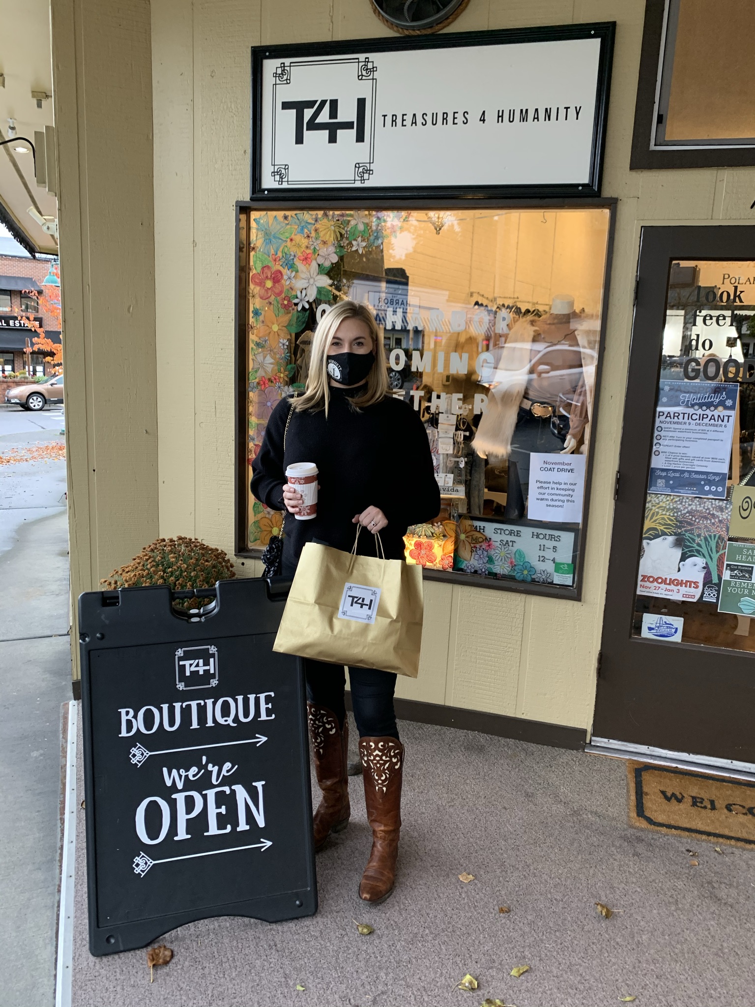 SHOP LOCAL: TEASURES 4 HUMANITY header image.