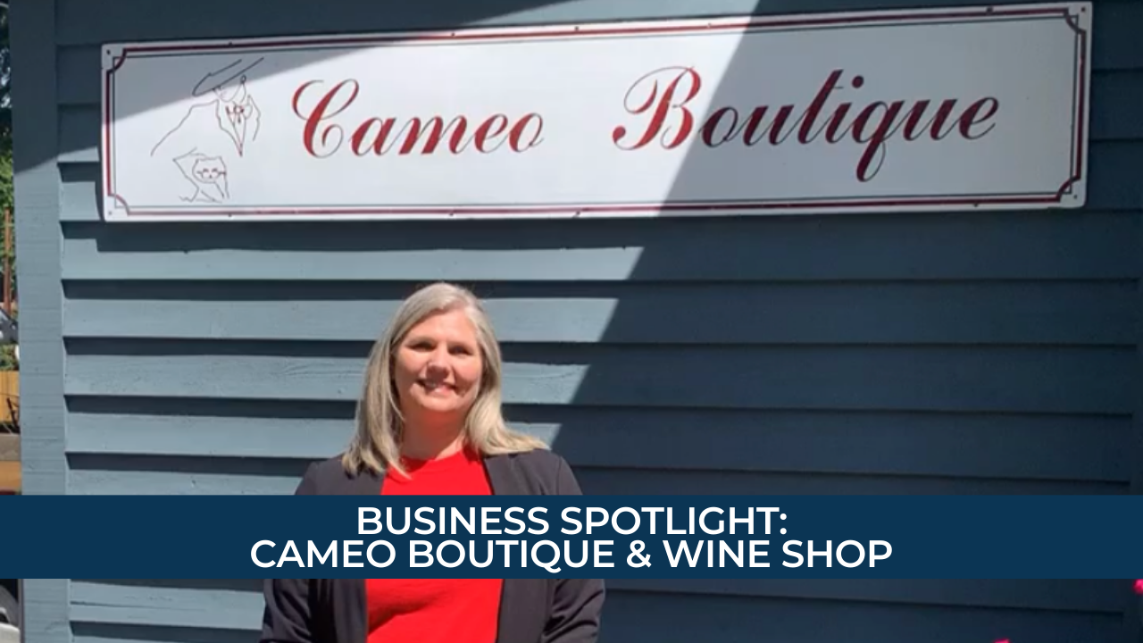 BUSINESS SPOTLIGHT: CAMEO BOUTIQUE & WINE SHOP header image.