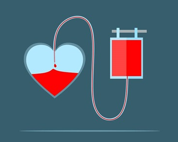 Cranford Community Blood Drive header image.