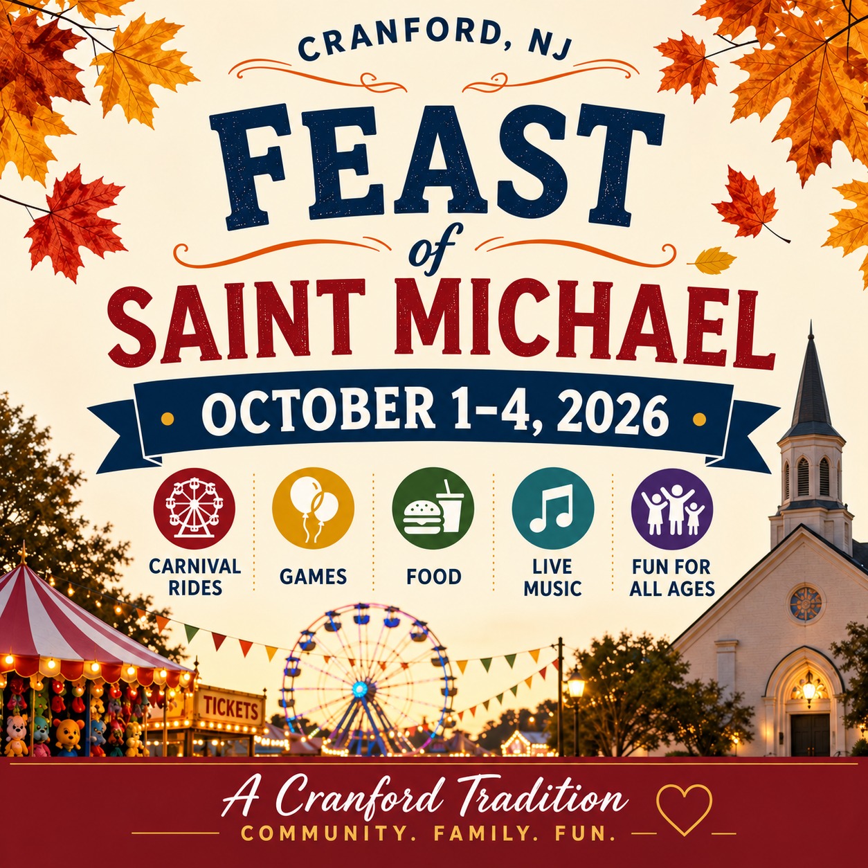 Feast of Saint Michael 2026 in Cranford, NJ: What Families Should Know header image.