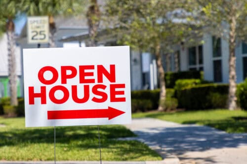 Let's talk OPEN HOUSES! header image.