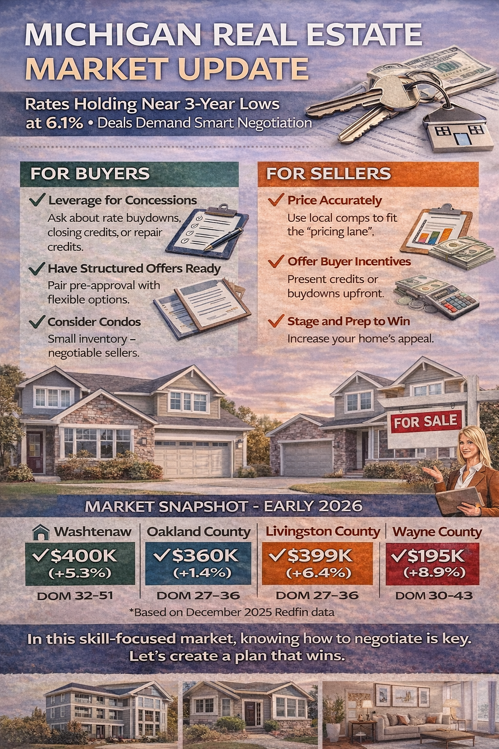 Michigan Real Estate in Early 2026: Why Precision Pricing and Strong Terms Are Winning header image.