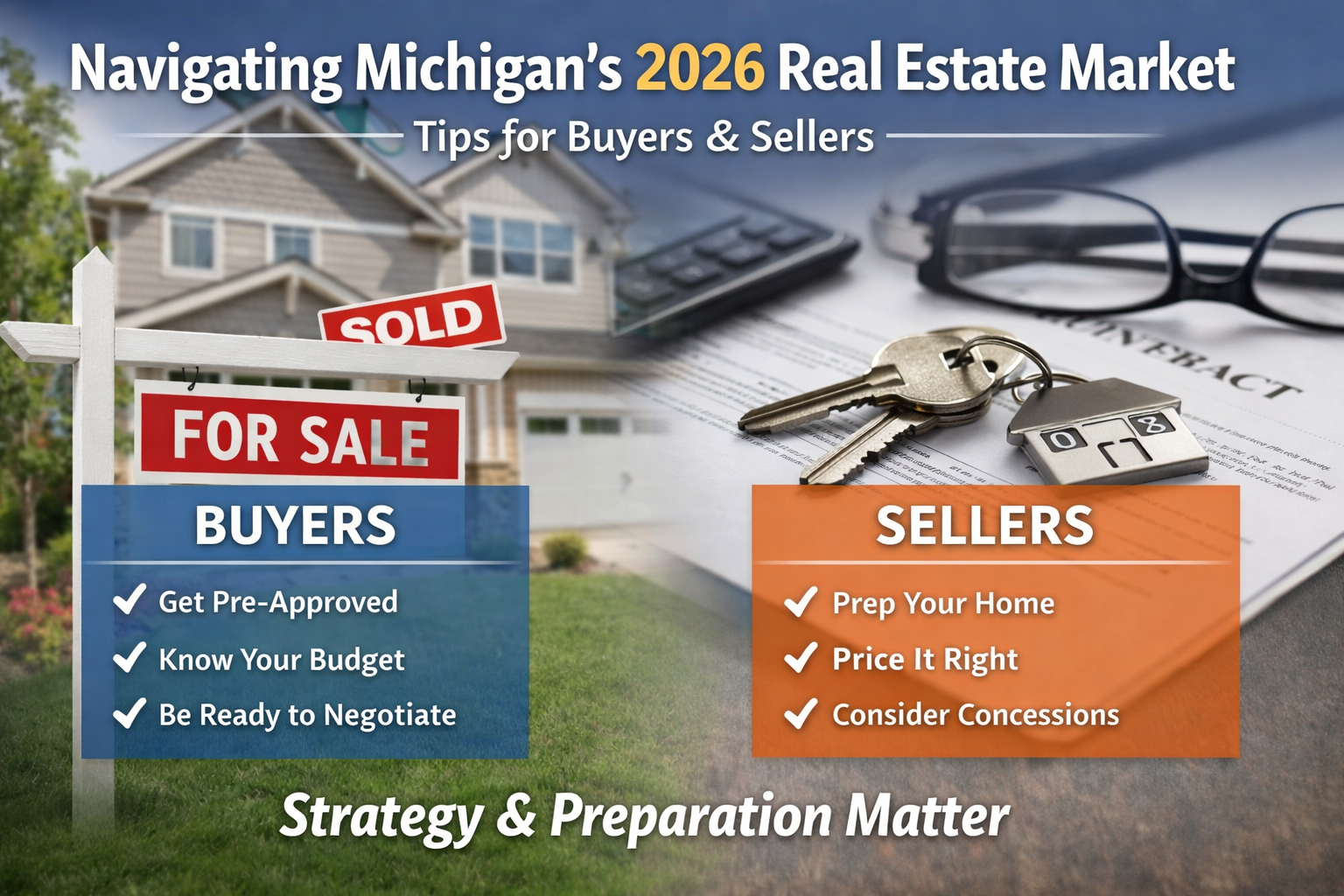 How to Navigate Michigan’s 2026 Real Estate Market: Buyer and Seller Tips for a Strategic Start header image.