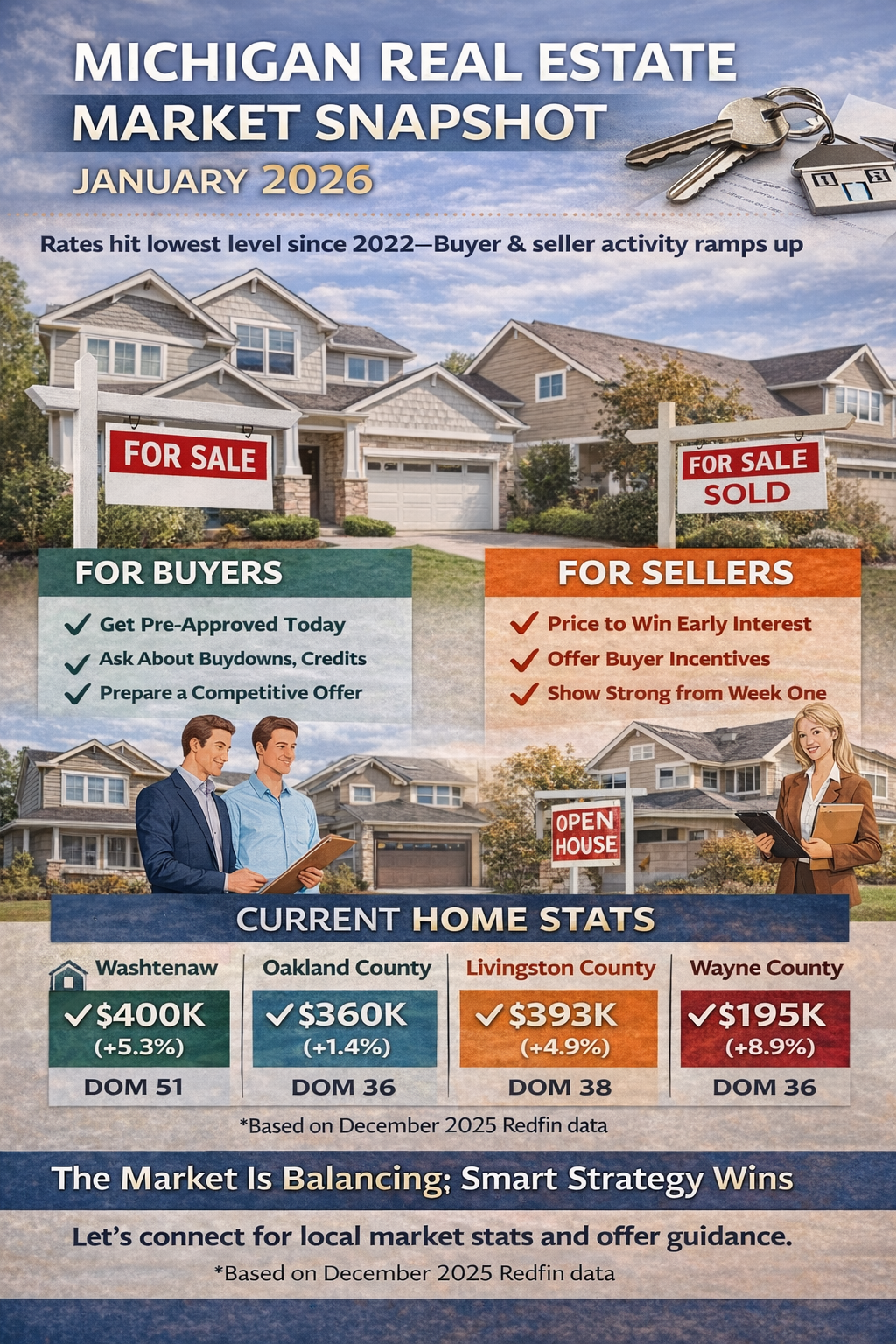 Michigan’s Market is Back in Motion — Here’s How Buyers and Sellers Can Prepare header image.