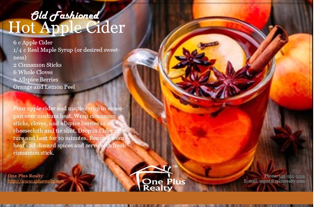 Old Fashioned Hot Apple Cider! header image.