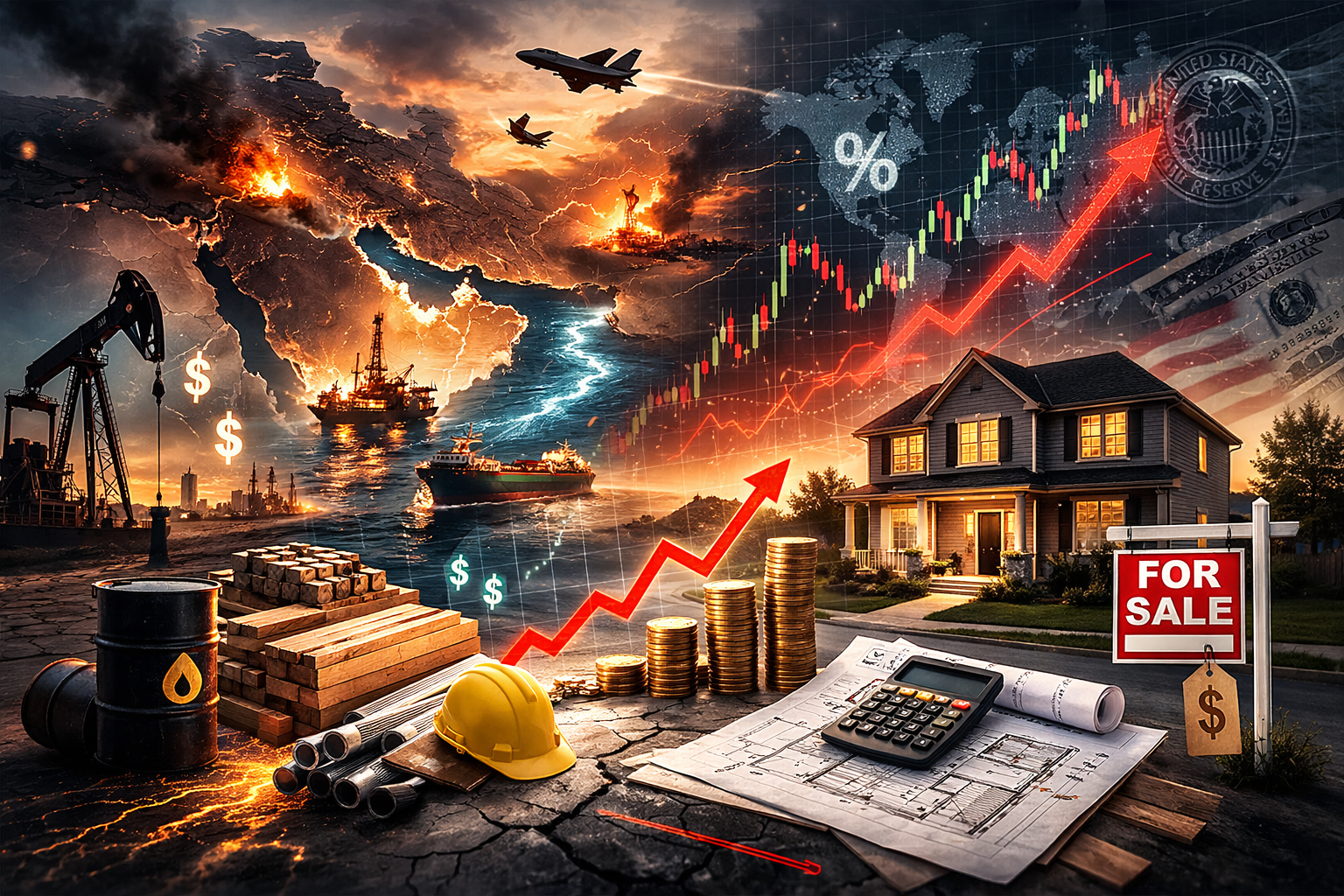 How a Conflict 6,000 Miles Away Can Freeze the American Housing Market header image.