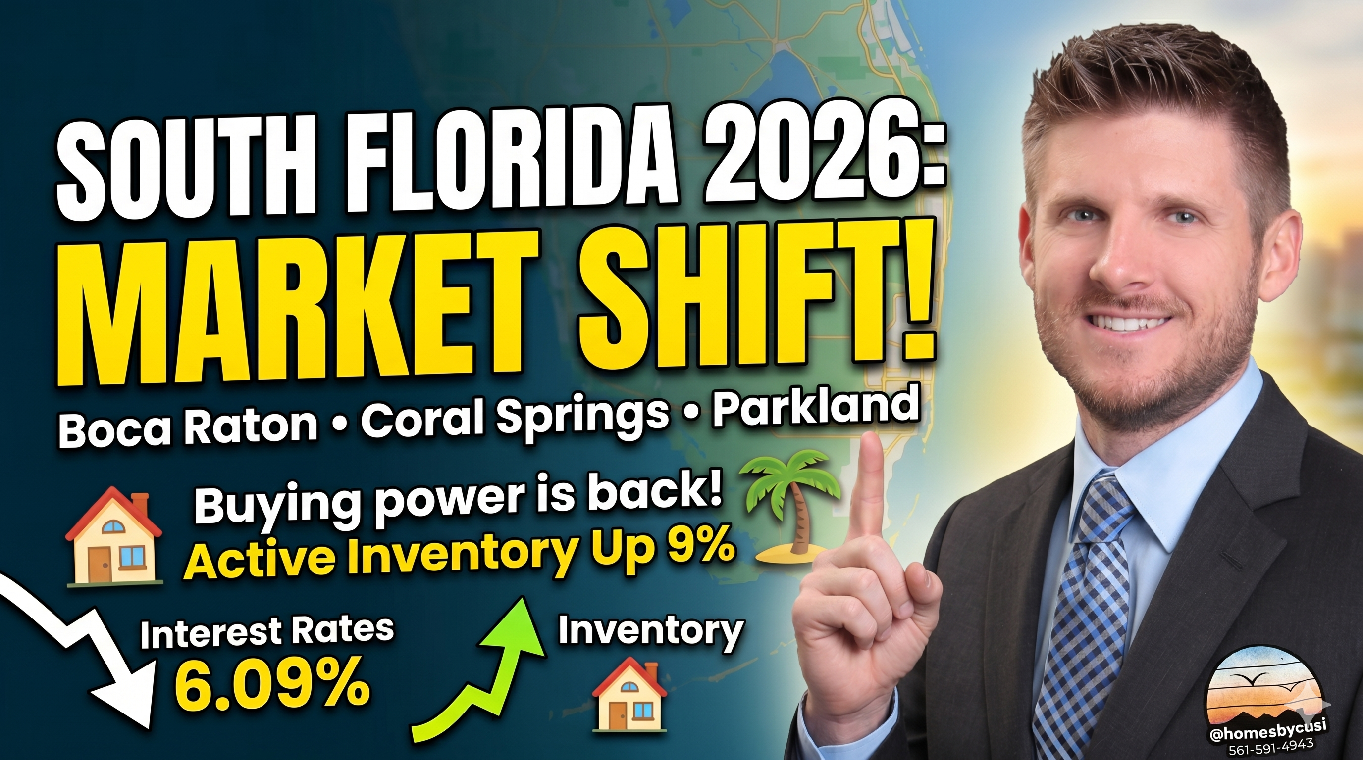 South Florida Real Estate Market 2026: Boca, Coral Springs & Parkland Breakdown header image.