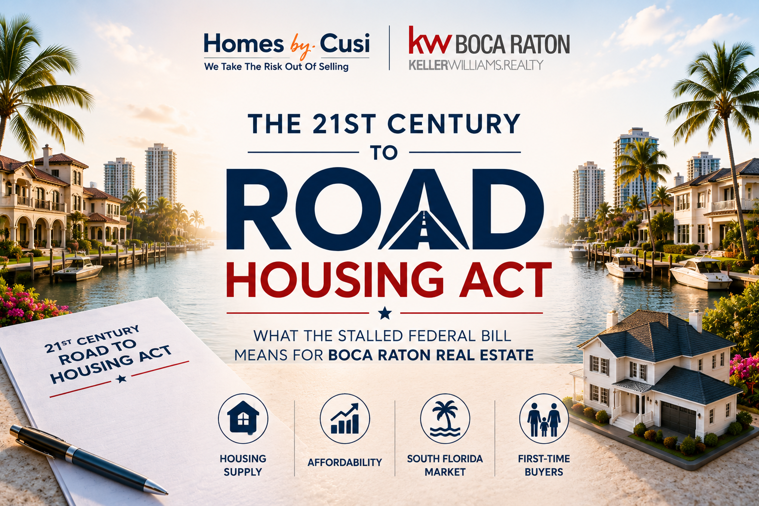 The 21st Century ROAD to Housing Act: What the Stalled Federal Bill Means for Boca Raton Real Estate header image.