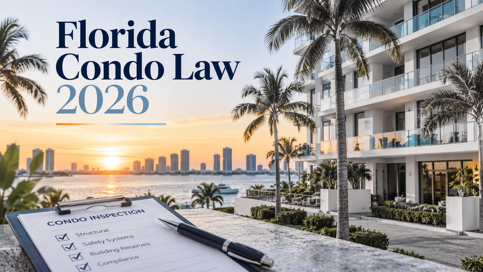 Florida condo law 2026 guide to milestone inspections, SIRS reserve studies and special assessments in South Florida
