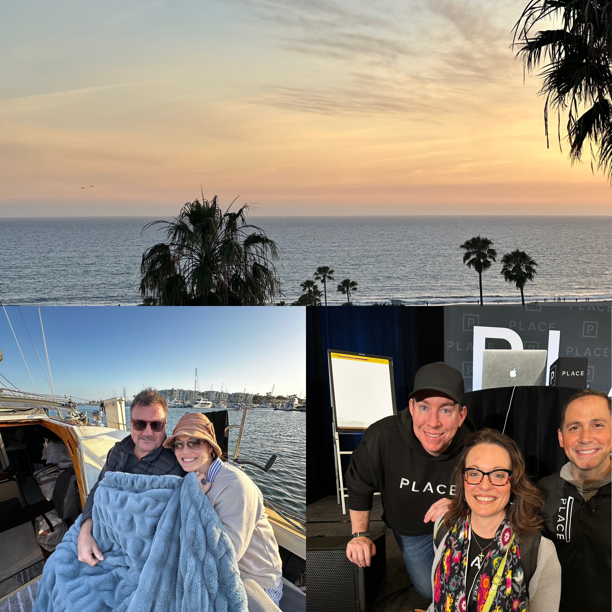 A few moments from Anaheim and Santa Monica: coaching, community, partnership, and a little reminder to enjoy the life we are working so hard to build.