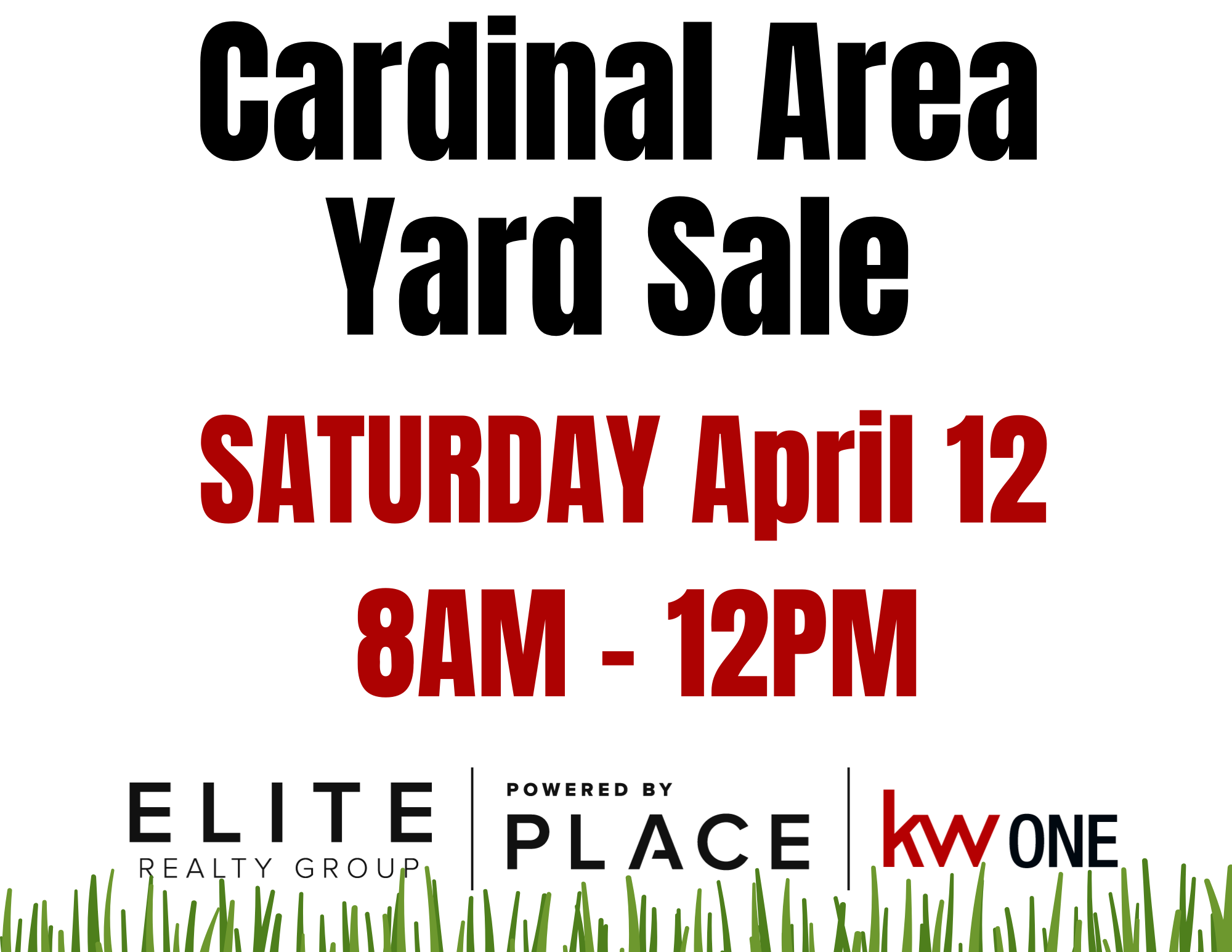 Cardinal Community Yard Sale header image.