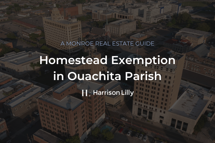 Ouachita Parish homeowner reviewing annual property tax statement at kitchen table in Monroe, LA