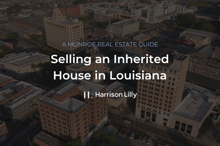Heirs reviewing succession documents before selling an inherited house in Monroe, Louisiana