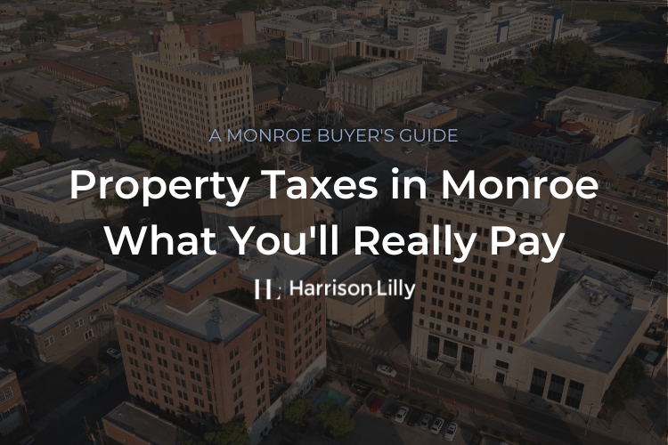 Monroe Louisiana home with property tax information for Ouachita Parish buyers