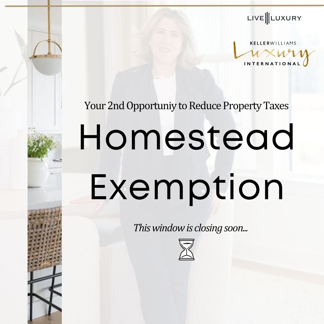 Second opportunity to apply for Homestead Exemption to Reduce Property Taxes in Altanta, GA