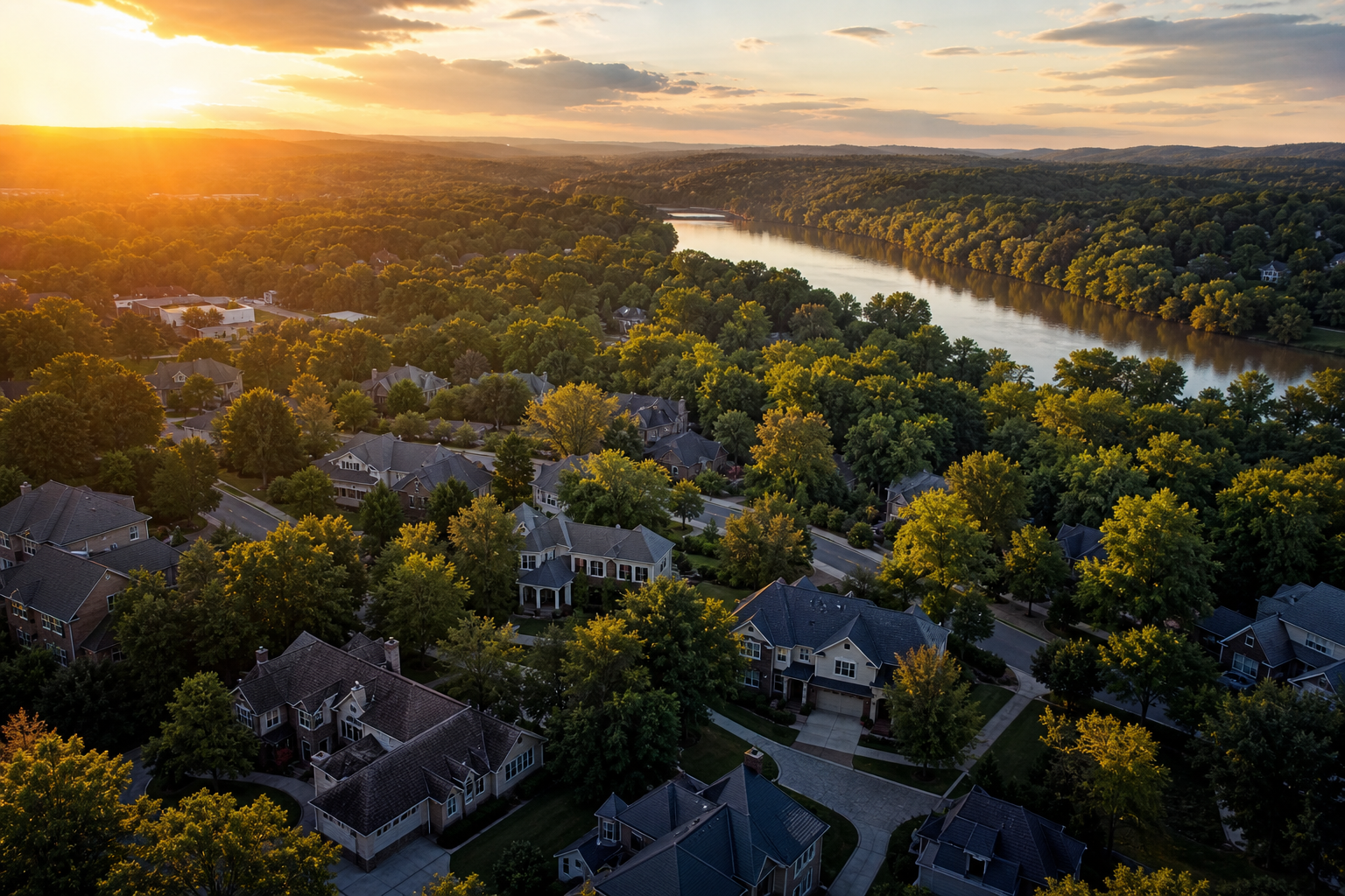 Homes in metro atlanta near Chatahoochee river