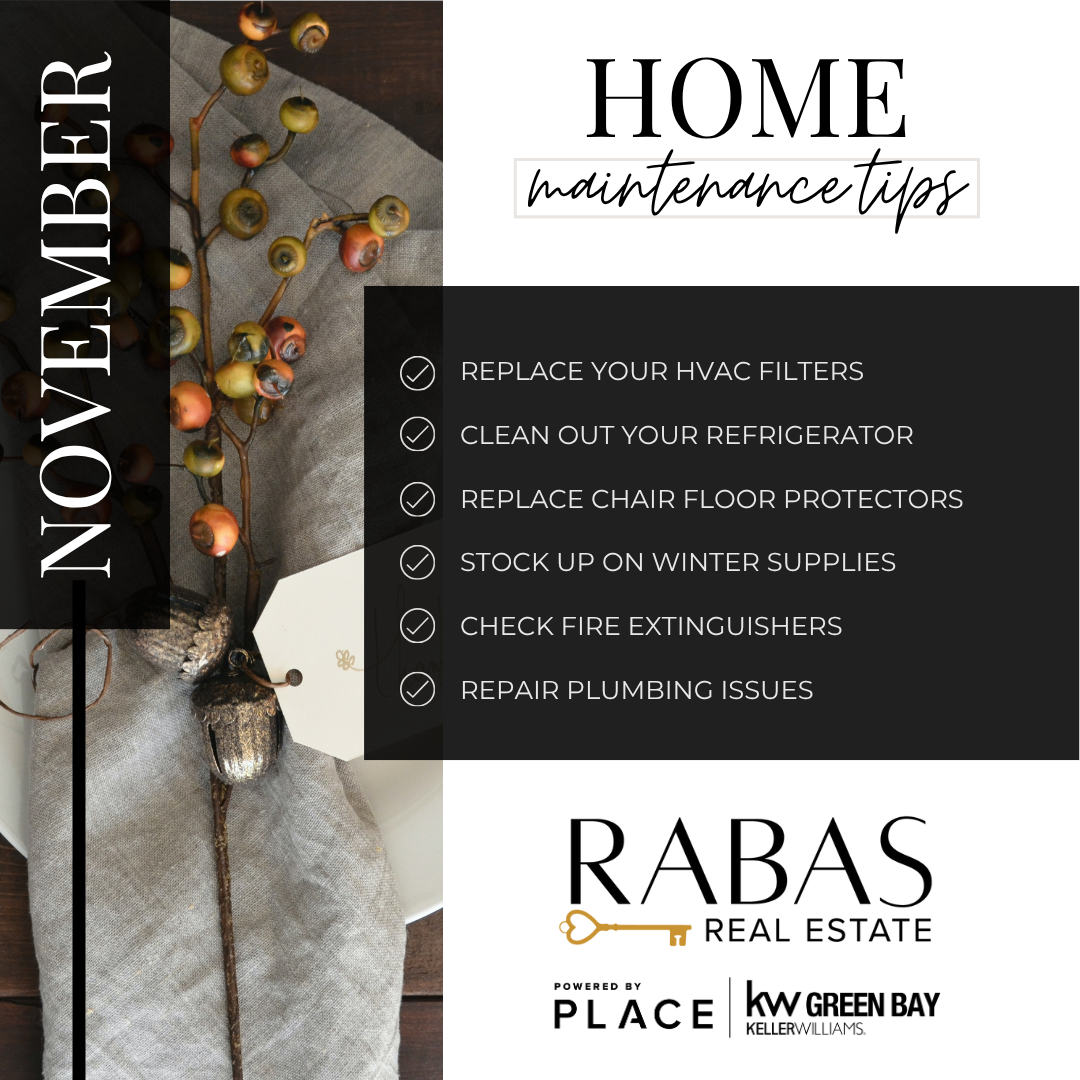 November Home Tips header image.