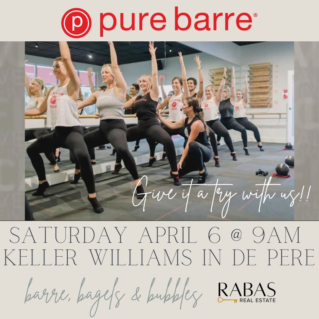 April 6, 2024 - Pure Barre Pop-up at Keller Williams header image.