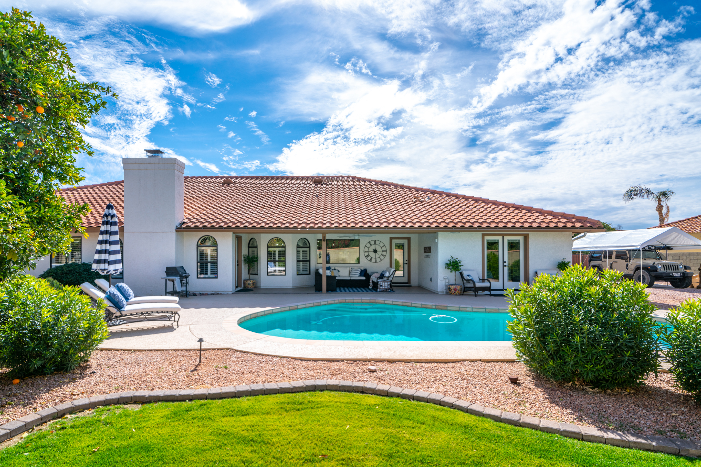 This 5 Bed 3 Bath Remodeled Open Floorplan Home w/ Pool In Estate Groves Is Now Pending! header image.