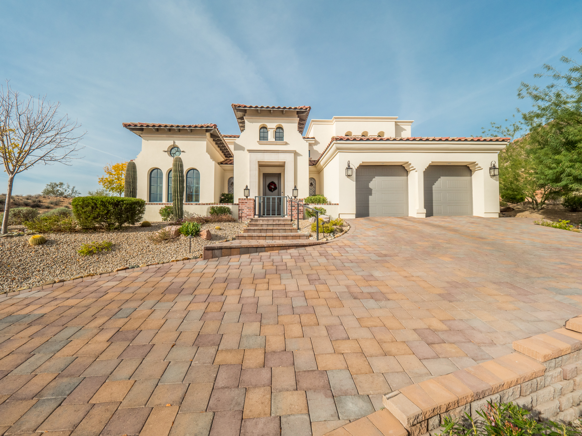 Built To Impress: 3 Bed 3.5 Bath AZ Arcadia Style 2016 Construction Home w/ Mountain & Citylight Views! header image.