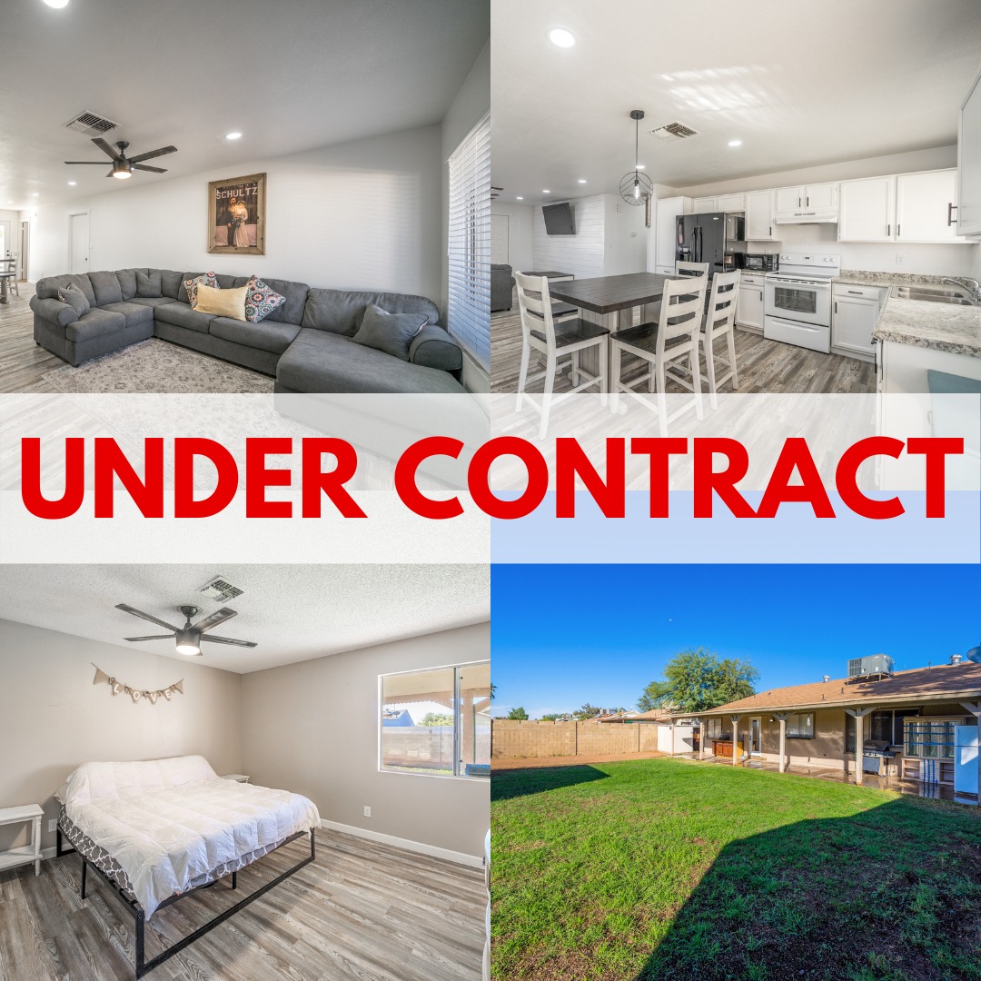 UNDER CONTRACT: Multiple Offers For 4 Bed 2 Bath Hohokam Trails Home (No HOA)! header image.
