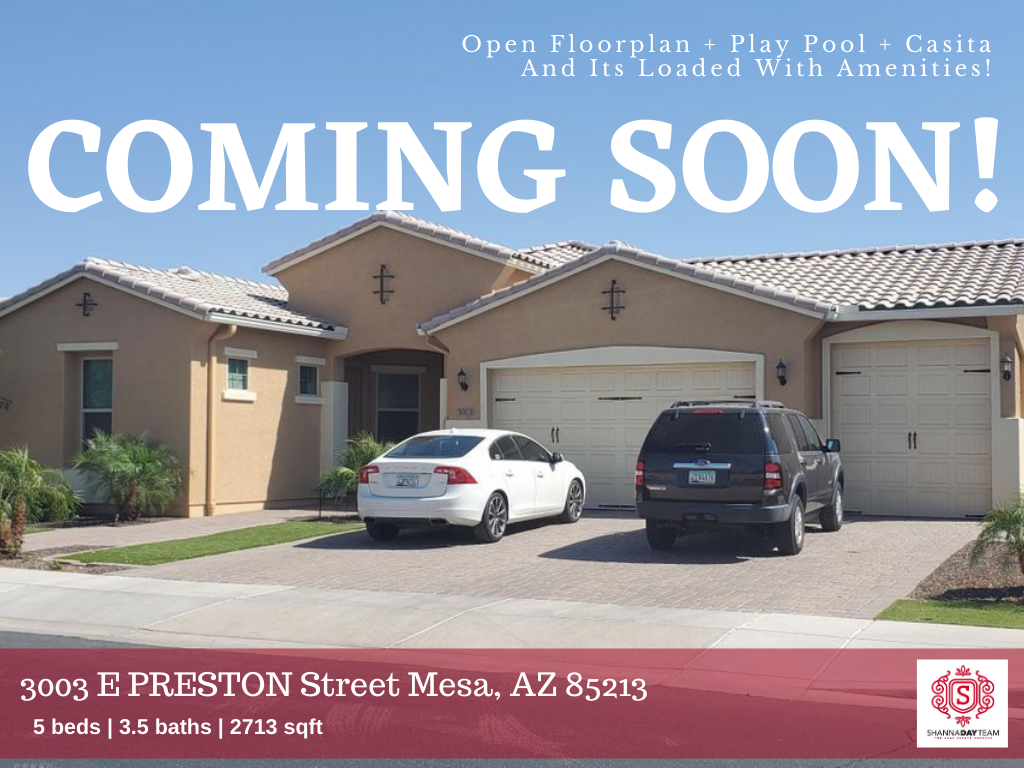 COMING SOON: 5 Bed 3.5 Bath Lehi Crossing Home w/ Casita & Pool! header image.