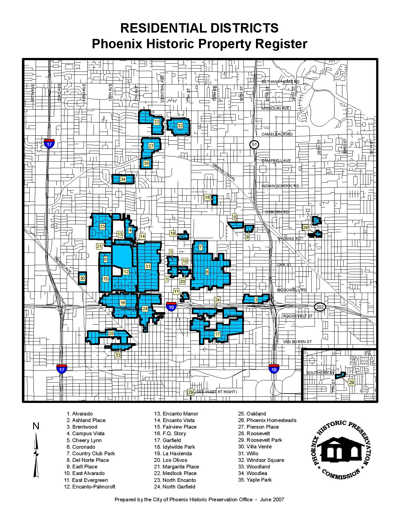 Del Norte Place… In the Heart of The Park and The City of Phoenix header image.