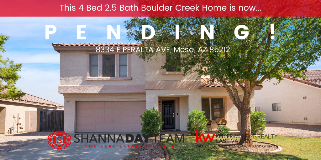 This 2.5 Bath Boulder Creek Home Is Now PENDING! header image.