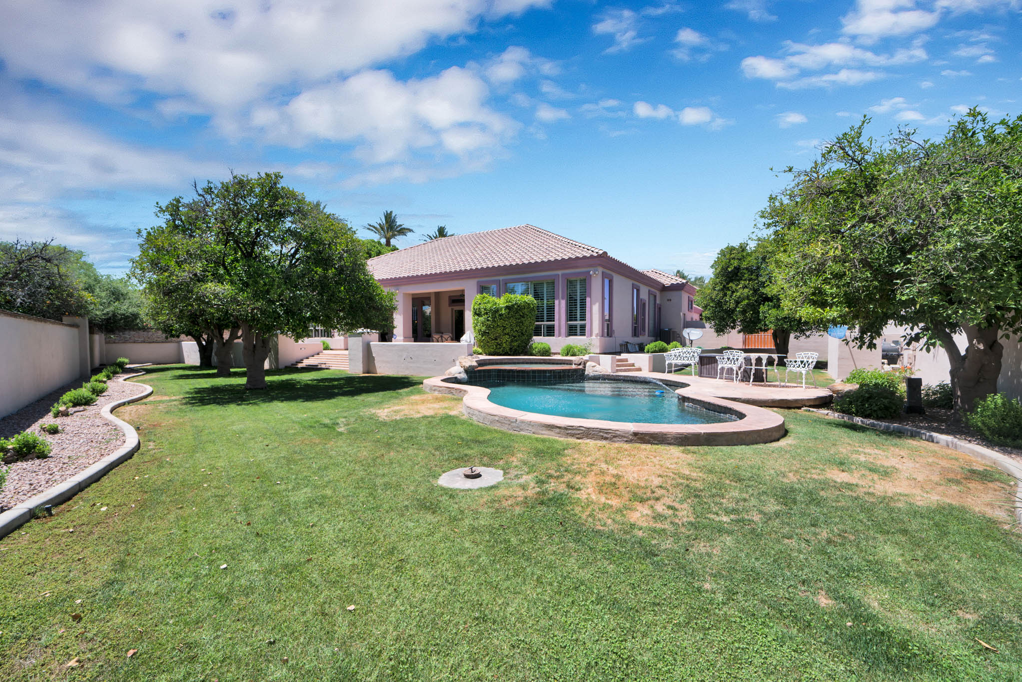 OPEN HOUSE For NEW LISTING: 4 Bed 3 Bath Custom Basement Home w/ Pool In Los Estados! header image.