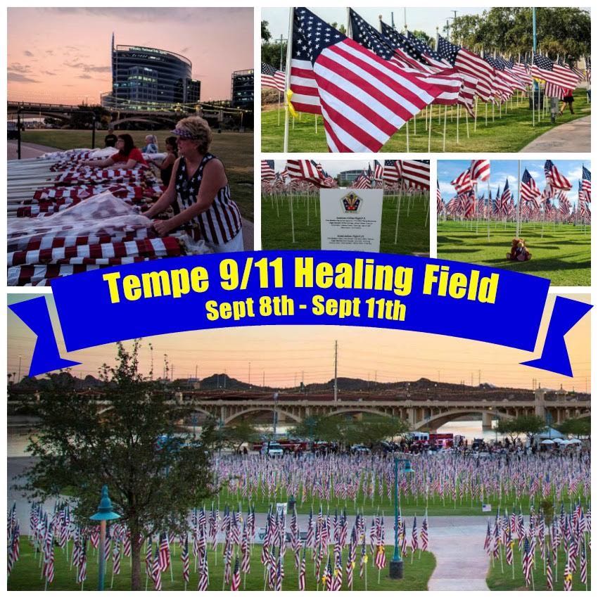 Have You Experienced The 9/11 Healing Fields At Tempe Town Lake? header image.