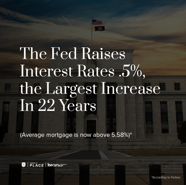 The Fed Raises Interest Rates By .5% (And It May Still Go Up) header image.
